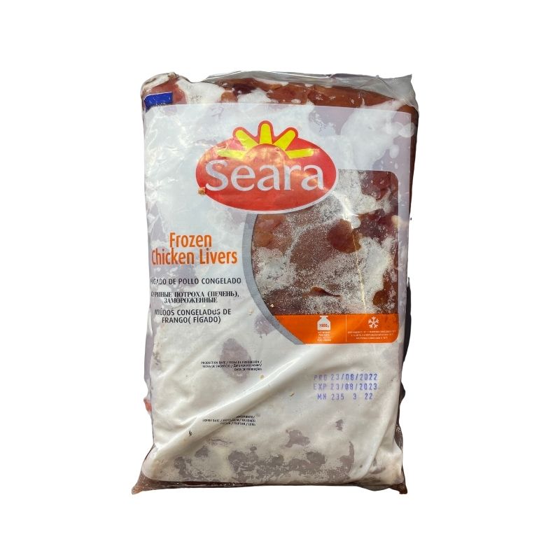 Seara chicken liver fzn 1kg - Striker Meat