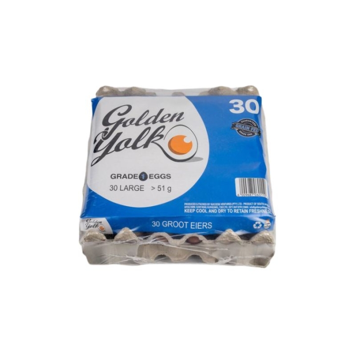 GOLDEN YOLK EGGS LARGE 30'S Striker Meat