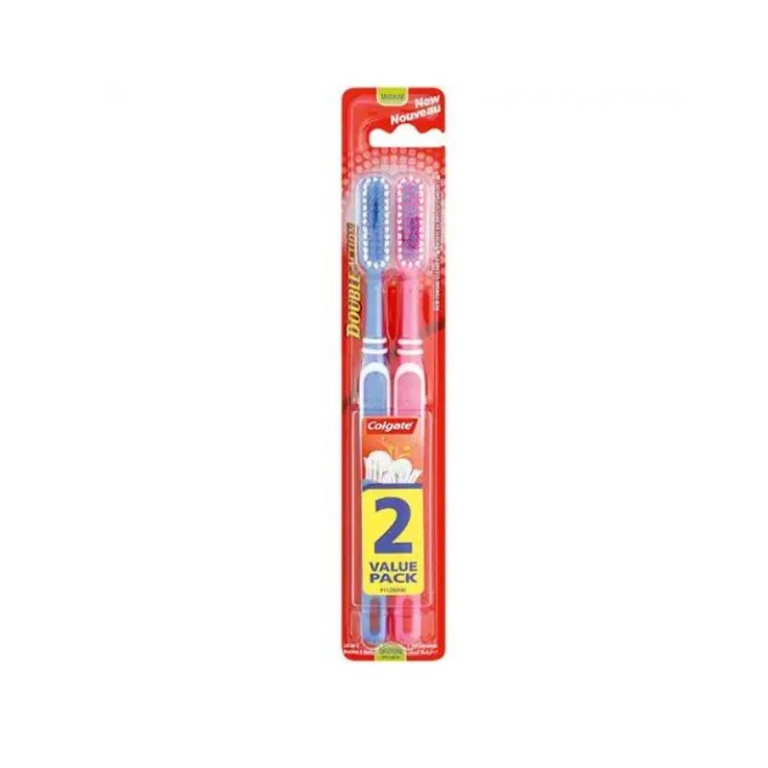 COLGATE TOOTHBRUSH DOUBLE ACTION HANG CARD 2`S - Striker Meat